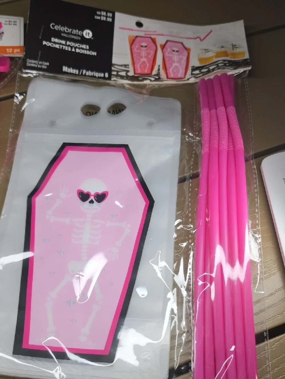 Halloween Pink Skull & Coffin Party Kit - Good Witch Napkins